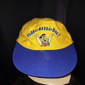 The Flintstones Yabba Dabba Doo Hat Yellow and Blue